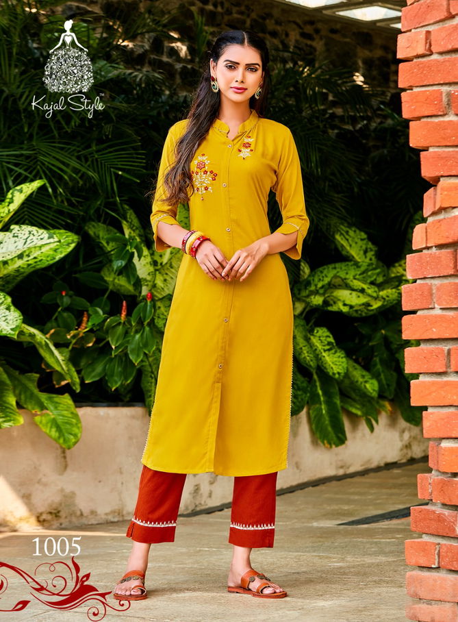 Fashion Dream 1 Kajal Fancy Designer Style Casual Wear Kurtis With Bottom Collection
