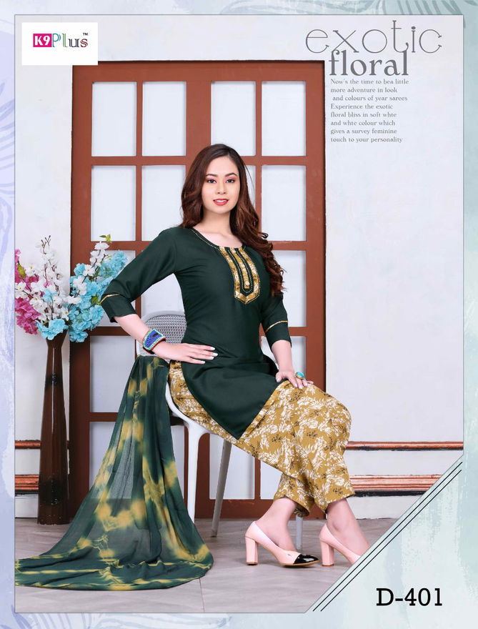 K9 Plus Pratigya 8 Latest fancy Regular Wear Rayon Printed Ready made Salwar Suit Collection
