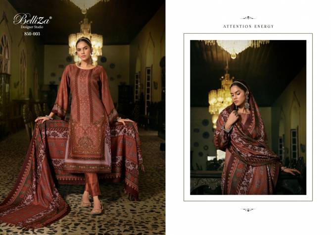 Qurbat By Belliza Pure Winter Wear Dress Material Catalog