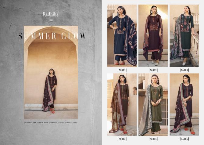Kashmiri Shawal 2 By Sumyra Pashmina Dress Material