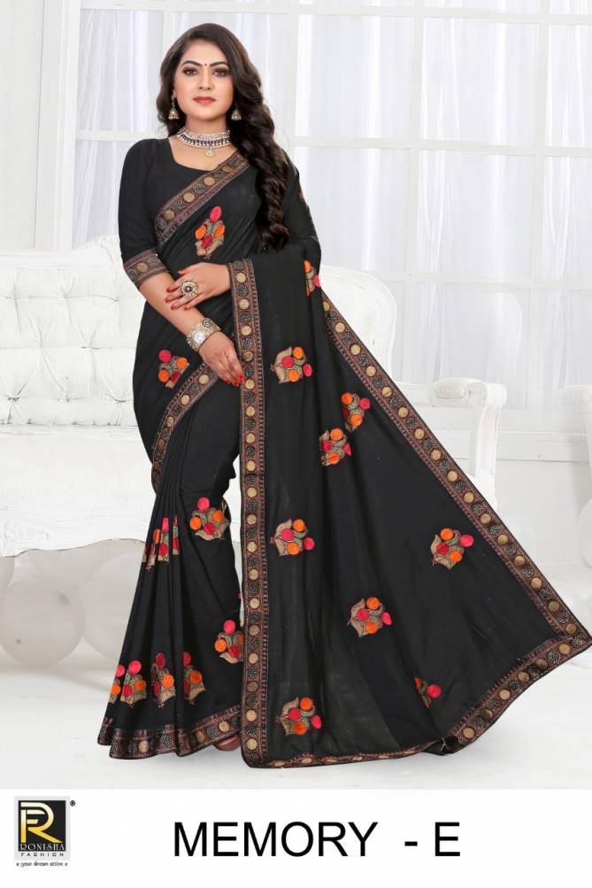 Ronisha Memory Latest Designer Party Wear Silk Fancy Saree Collection
