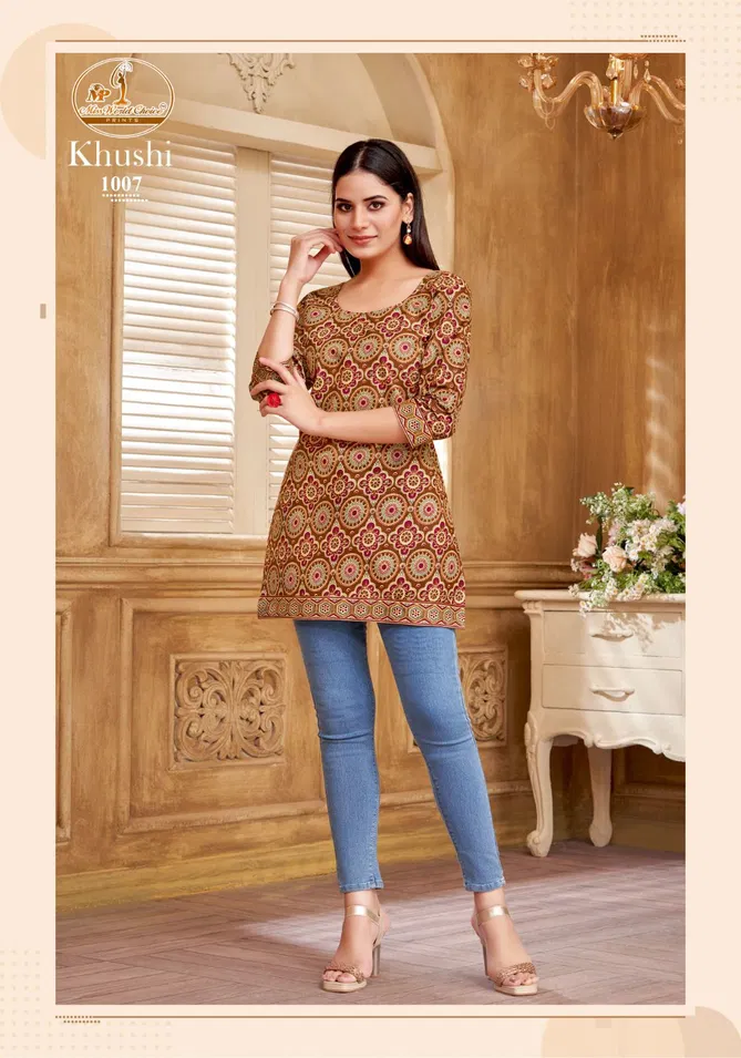 Khushi Vol 1 By Miss World Cotton Wholesale Ladies Top Suppliers In Mumbai