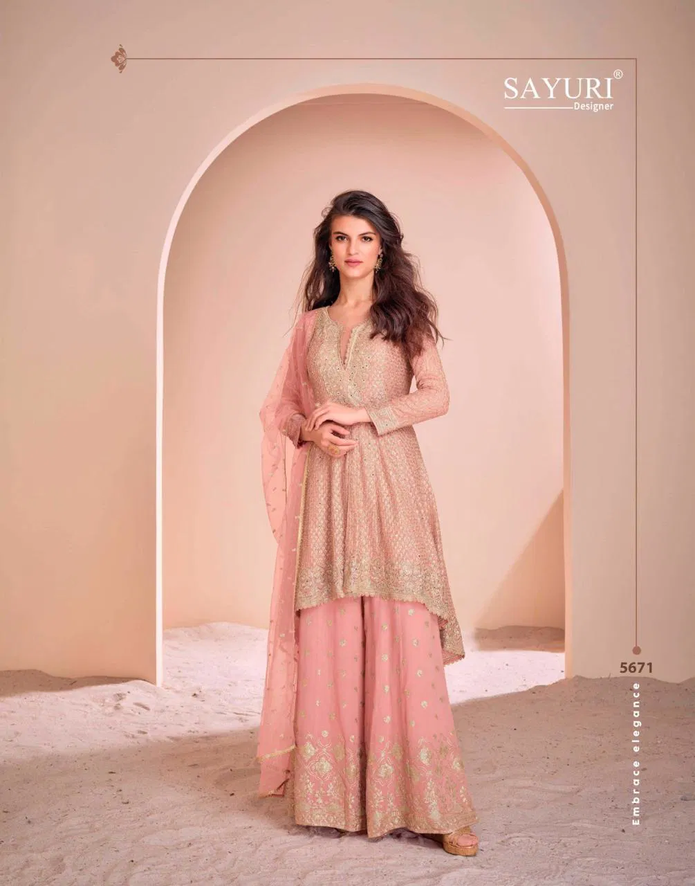 Aayna Nx By Sayuri Georgette Readymade Suits Suppliers In Mumbai 