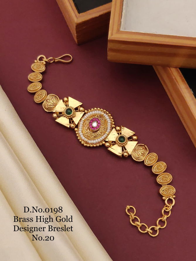 Designer Brass High Gold Breslet Catalog
