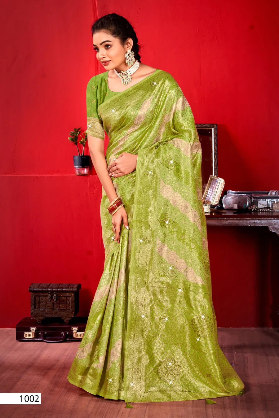 Saroj Kishori Saroski Vol 1 Linen Party Wear Silk Saree Collection