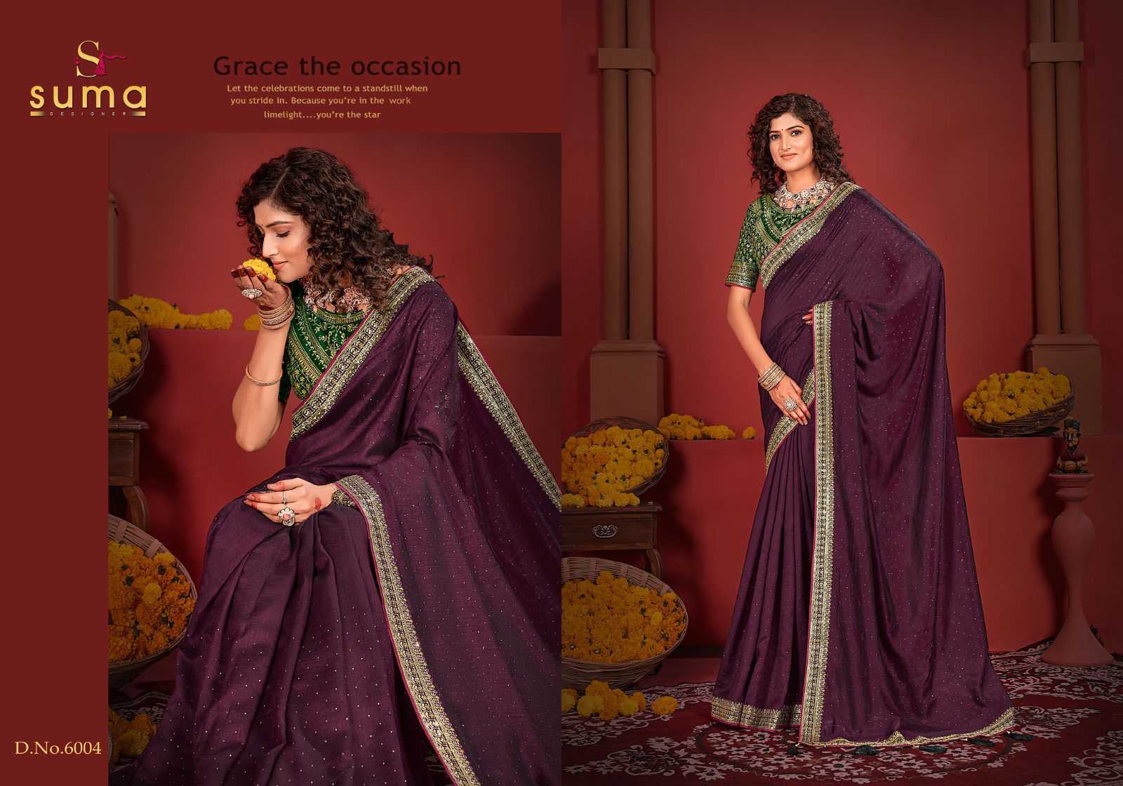 Avikya By Suma Vichitra Blooming Wedding Wear Sarees Suppliers In India