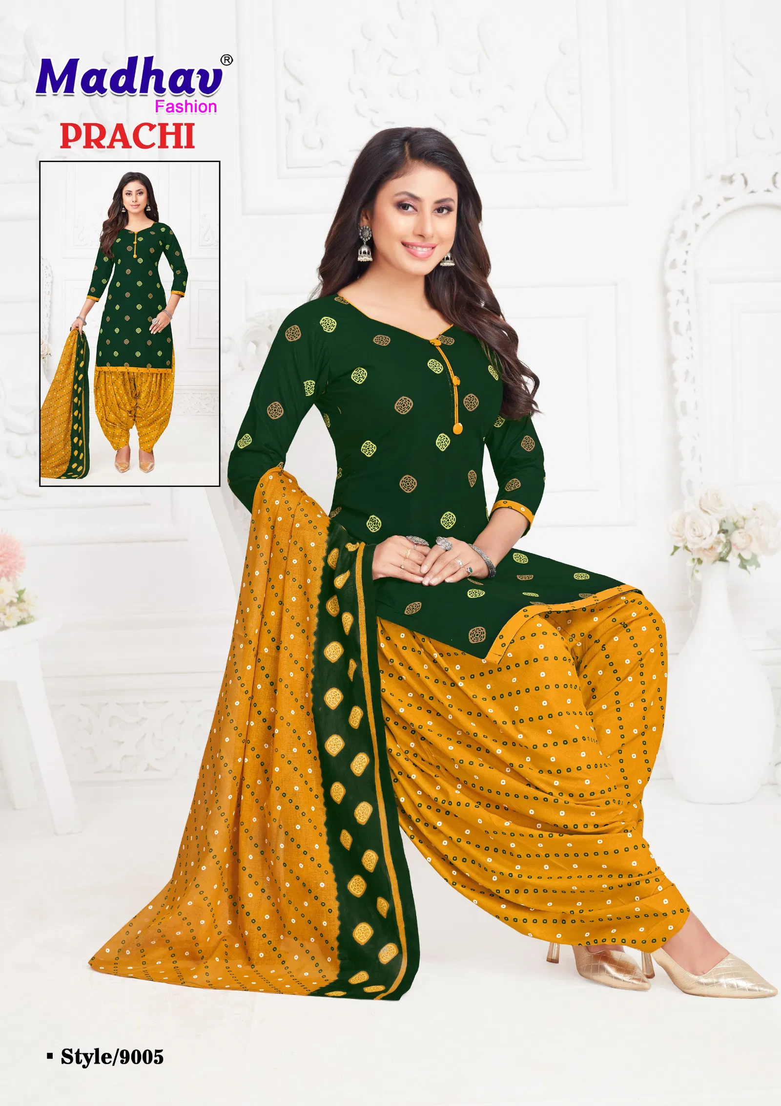 Prachi Vol 9 By Madhav Cotton Printed Dress Material Orders In India