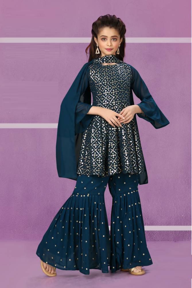Elegant 450 Georgette Classic Kids Wholesale Ready made Suit Collection