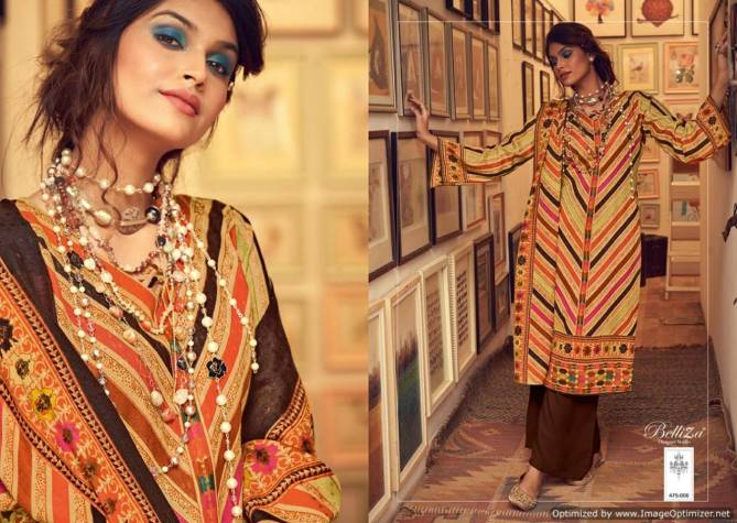 Al Marina 3 By Belliza Pure Pashmina Dress Material Exporters In India