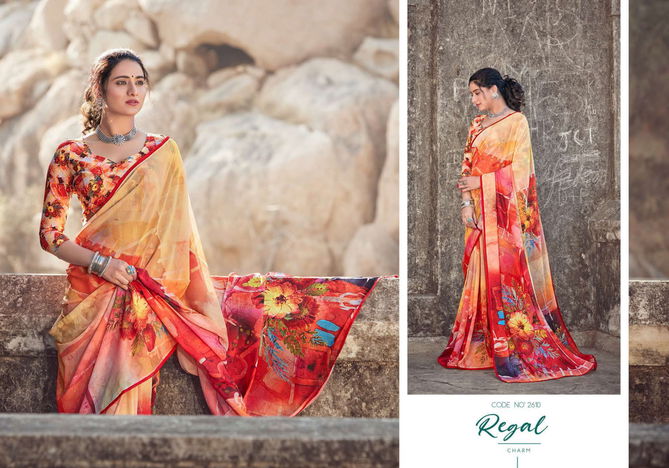 Hirva Digi Duniya Georgette Printed Casual Wear Designer Saree Collection
