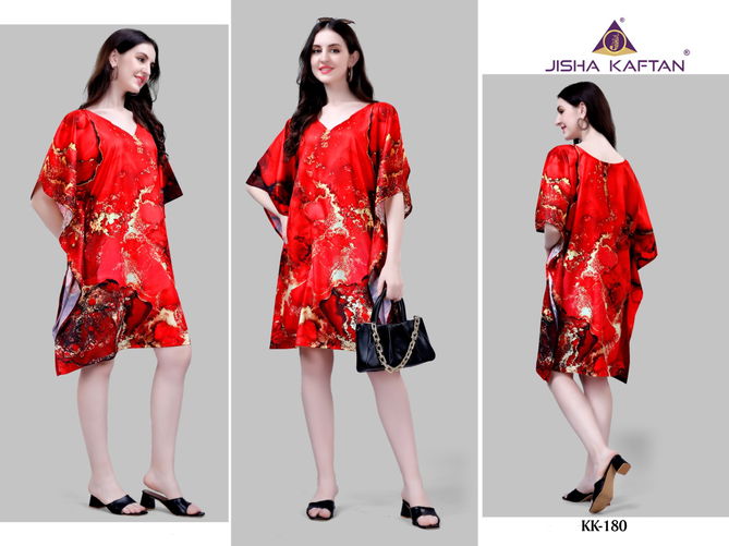 Jelite Kaftan Vol 10 Polyester Crepe Printed Wear Kaftan Catalog