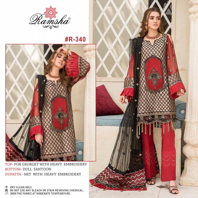 Ramsha 19 Exclusive Pakistani Festive Wear Georgette Salwar Suits Collection
