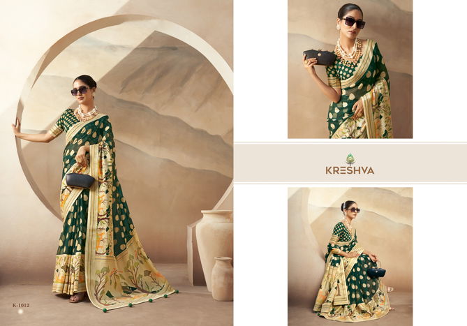 Ahiliya By Kreshva Banarasi Pv Georgette Party Wear Saree Online Wholesale