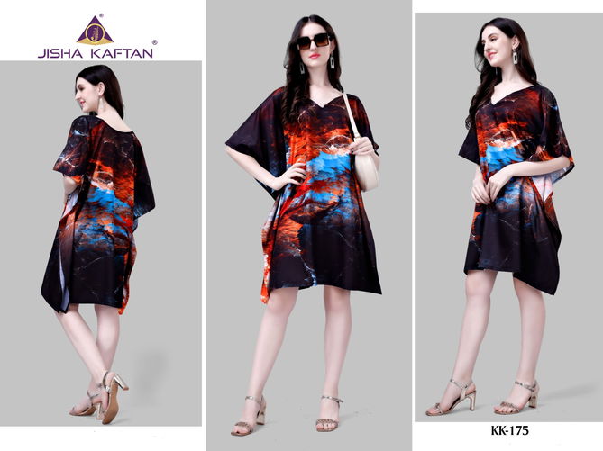 Jelite Kaftan Vol 10 Polyester Crepe Printed Wear Kaftan Catalog