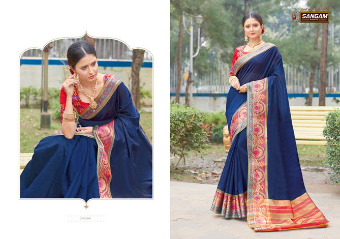 Sangam Bansuri 2 Exclusive Latest festive Wear Handloom Silk Designer Saree Collection