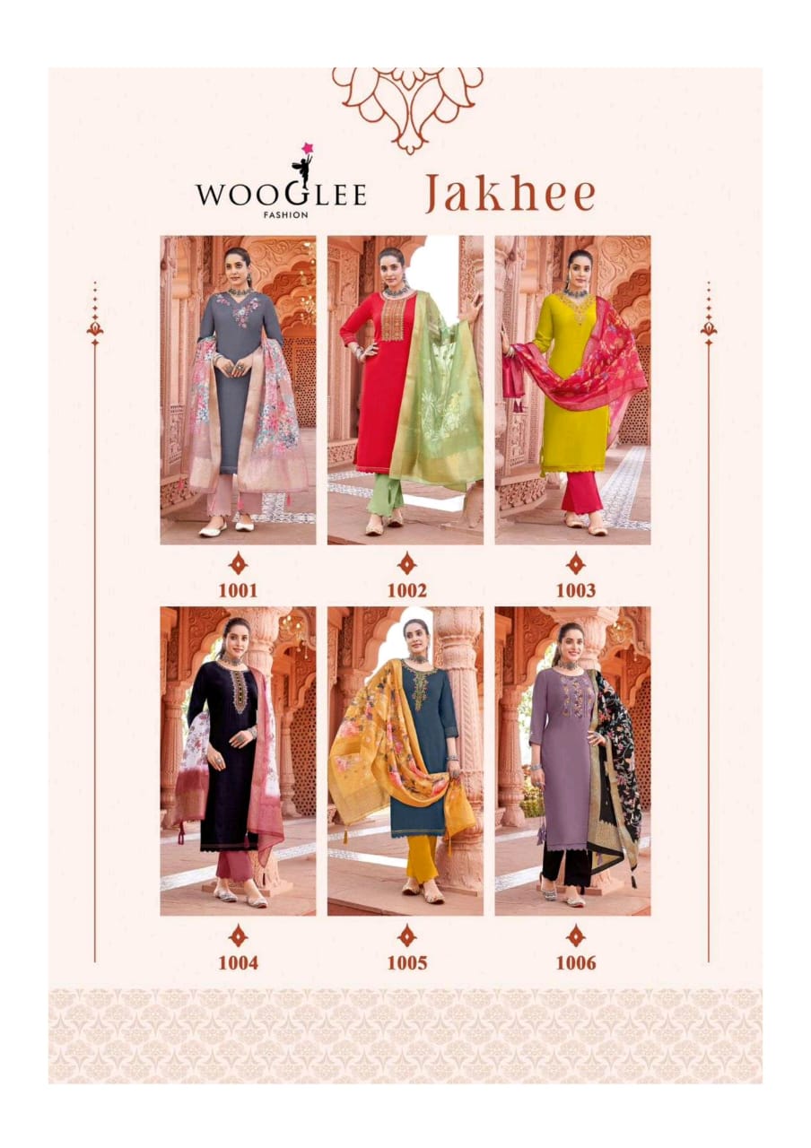 Jakhee By Wooglee Viscose Weaving Kurti With Bottom Dupatta Exporters In India