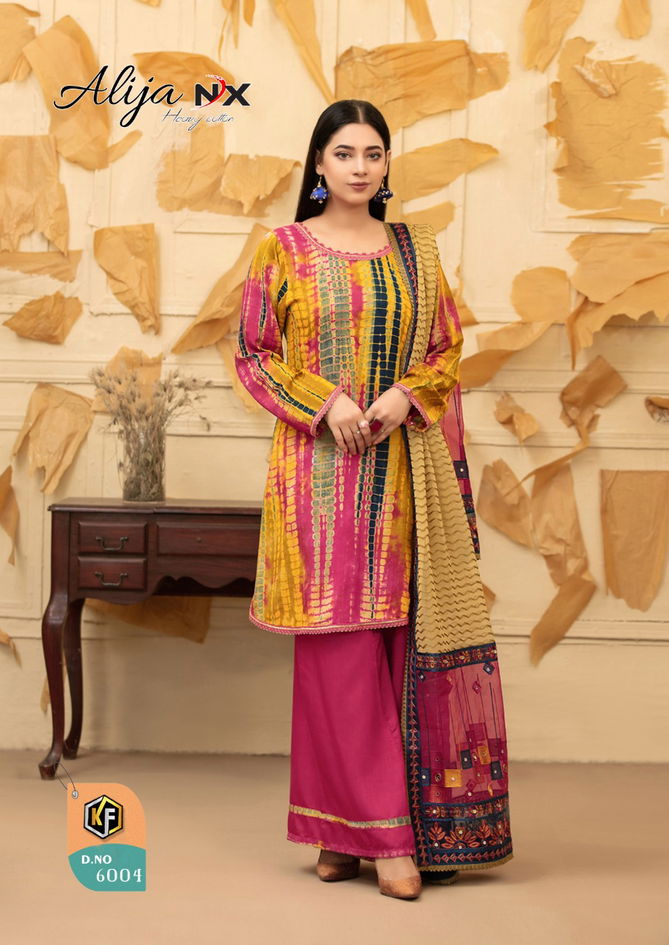 Keval Alija Nx 6001 Casual Wear Printed Heavy Cotton Karachi Dress Material
