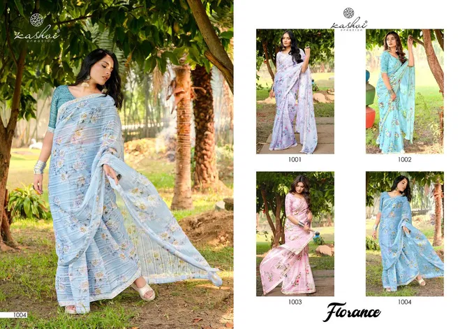 Florance By Kashvi Printed Wholesale Sarees Suppliers In Mumbai