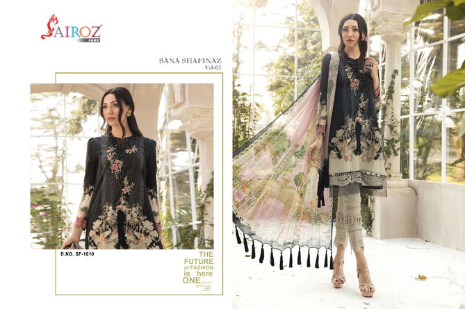 Sairoz Sana Safinaz 2 Premium Heavy Cotton Digital Print With Embroidery Pakistani Collection