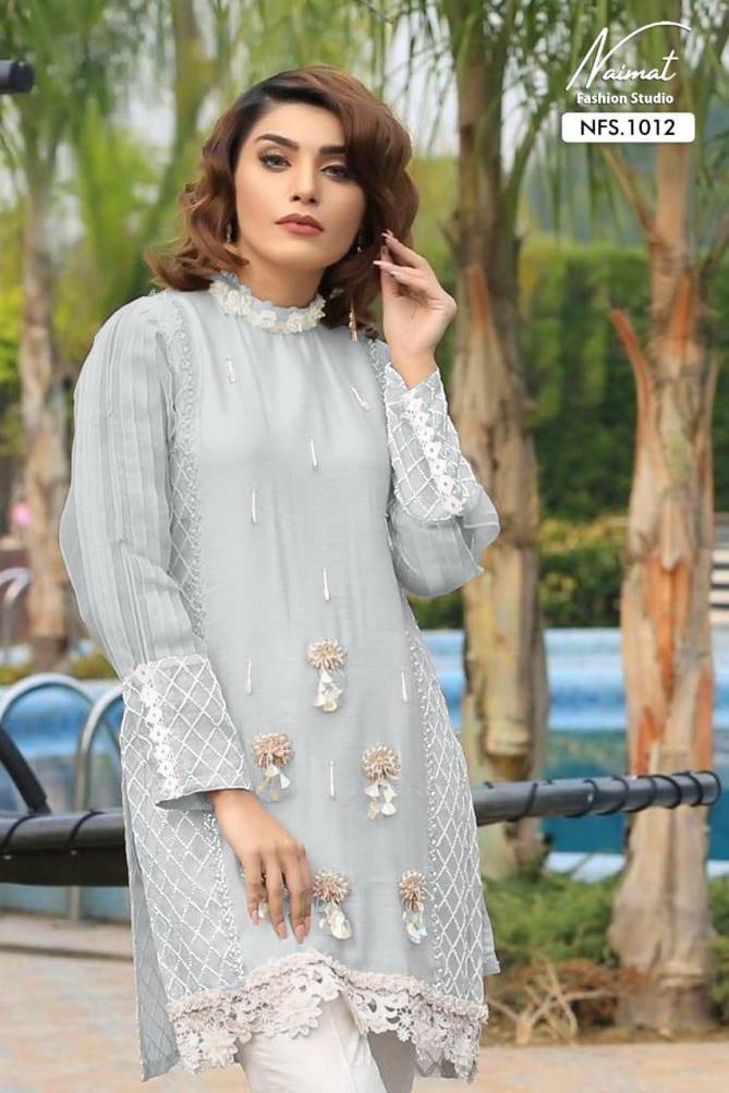 Naimat Fashion Studio 1012 Georgette Fancy Party Wear Top With Bottom Collection
