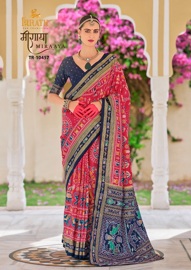 Miraaya By Trirath Printed Fancy Saree Wholesale Manufacturers