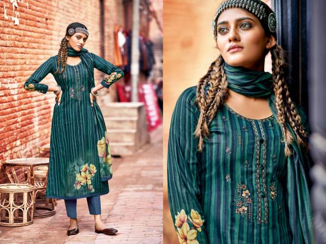 Prm Jeenat Jam Cotton With Embroidery Casual Wear Designer Dress Material Collection
