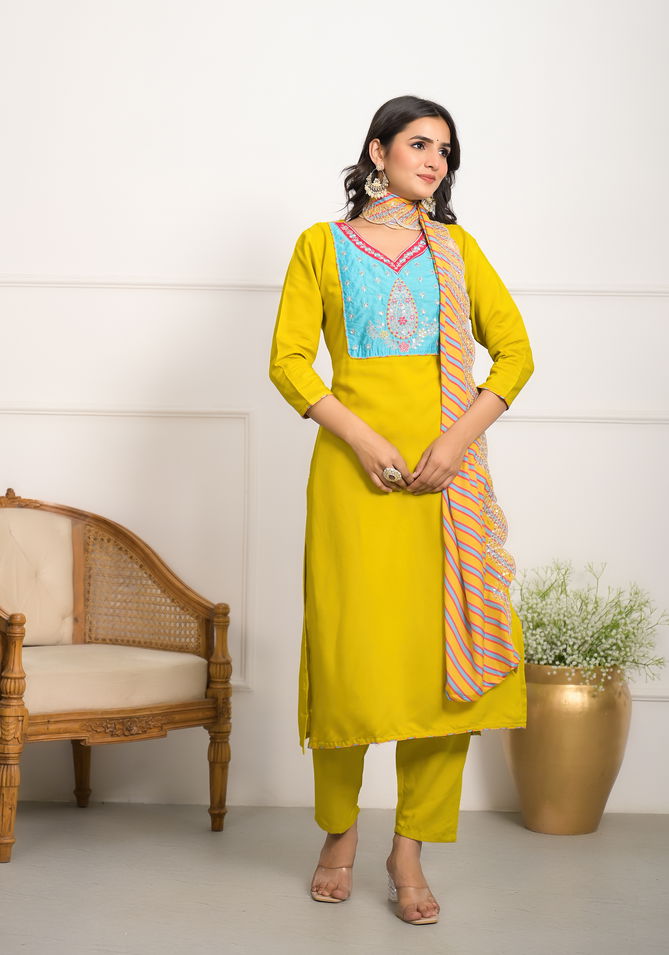 Tanisha Vol 16 By An Bazaar Kurti With Bottom Dupatta Suppliers In India