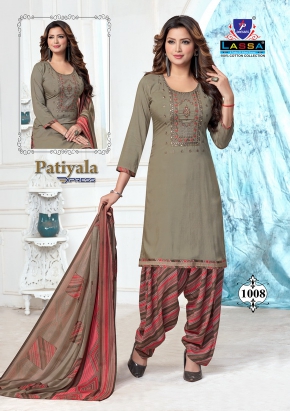 Arihant Lassa Patiyala Express Cotton Printed Dress Material Collection
