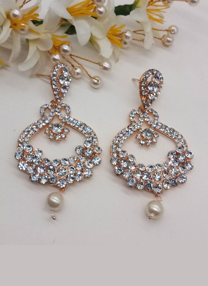 Fancy Party Wear And For Wedding Long Earrings Collection