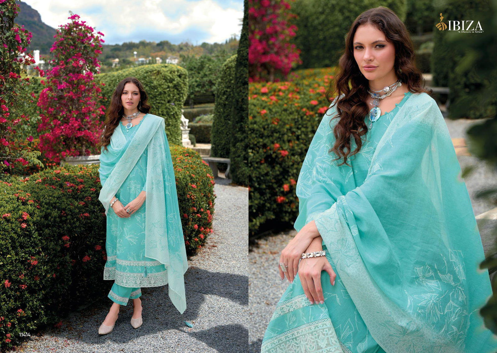Orelia By Ibiza Camric Cotton Printed Designer Salwar Kameez Online Wholesale