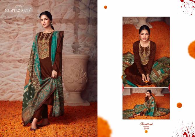 Mumtaz Naadirah 2 New Festive Wear Jam Satin Designer Salwar Kameez Collection