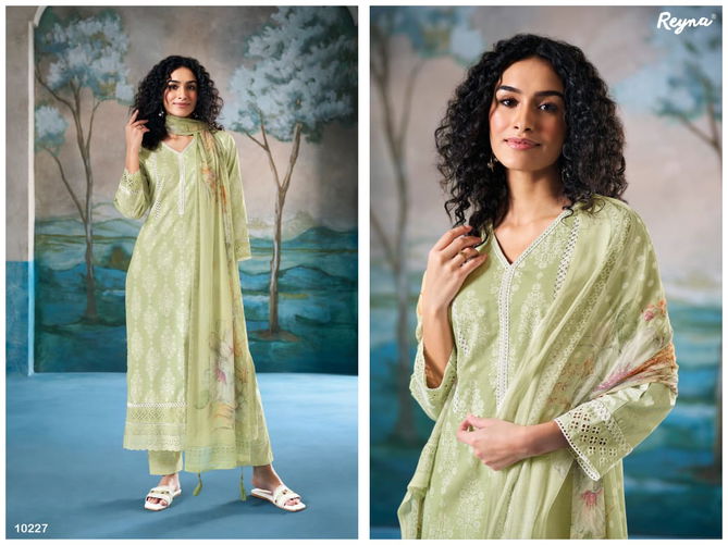 Akshi By Reyna Cotton Block Printed Dress Material Suppliers In India