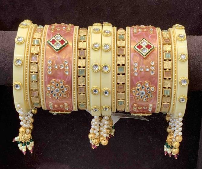 Nr Exclusive Kundan Bridal Bangles Catalog