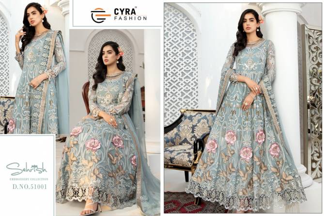 Cyra Sehrish Latest Heavy Designer Heavy Worked Pakistani Salwar Suits Collection