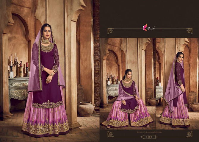 Kesari Taj Latest Heavy Designer Real Georgette With Embroidery Work With Diamonds Suit Collection 