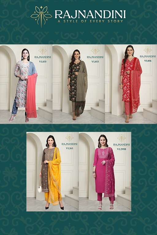 Angel By Rajnandini Pure Cambric Cotton Kurti With Bottom Dupatta Wholesale Price In Surat