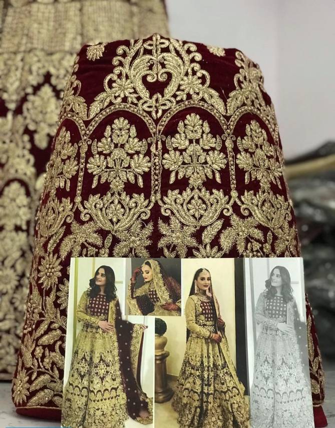 Kb 1042 exclusive Heavy Embroidery Wholesale Bridal Lehenga Collection