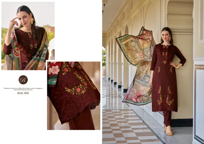 Zarqash Vol 3 By Belliza Jam Cotton Digital Printed Dress Material Online Wholesale