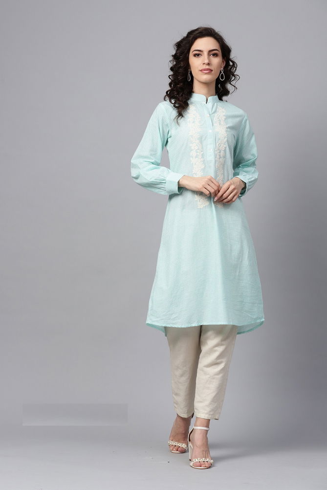 Indo Era 6 Latest Fancy Designer Regular Casual Wear Cotton Stylish Kurtis Collection
