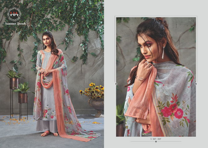 Zulfat Summer Trends Latest Fancy Ethnic Wear Designer Jam Cotton Digital Print Dress Material Collection
