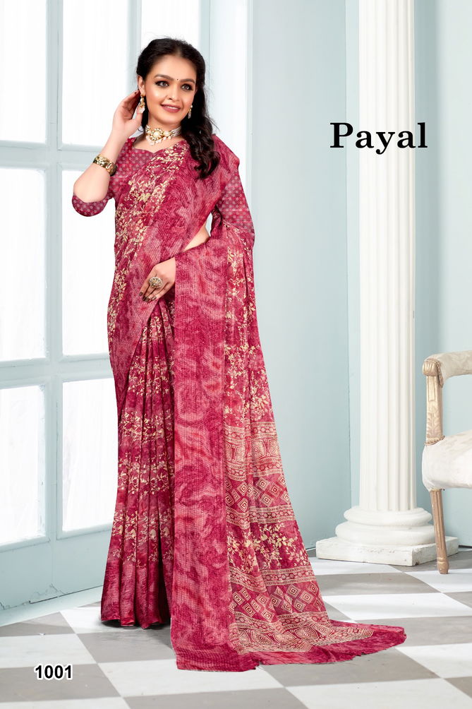 Payal By Mahamani Creation Vetless Printed Wholesale Sarees In India 