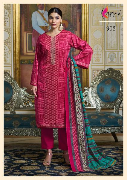 Ruhi By Kesari Lawn Pure Jaam Embroidery Dress Material Orders In India