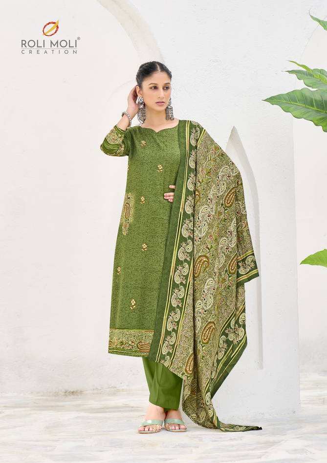 Adira By Roli Moli Pashmina Dress Material Exporters In India