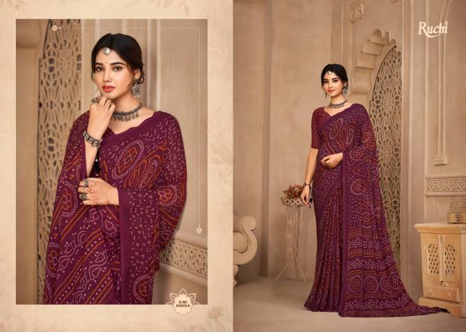 Star Chiffon 134 By Ruchi Daily Wear Sarees Wholesale Price In Surat 