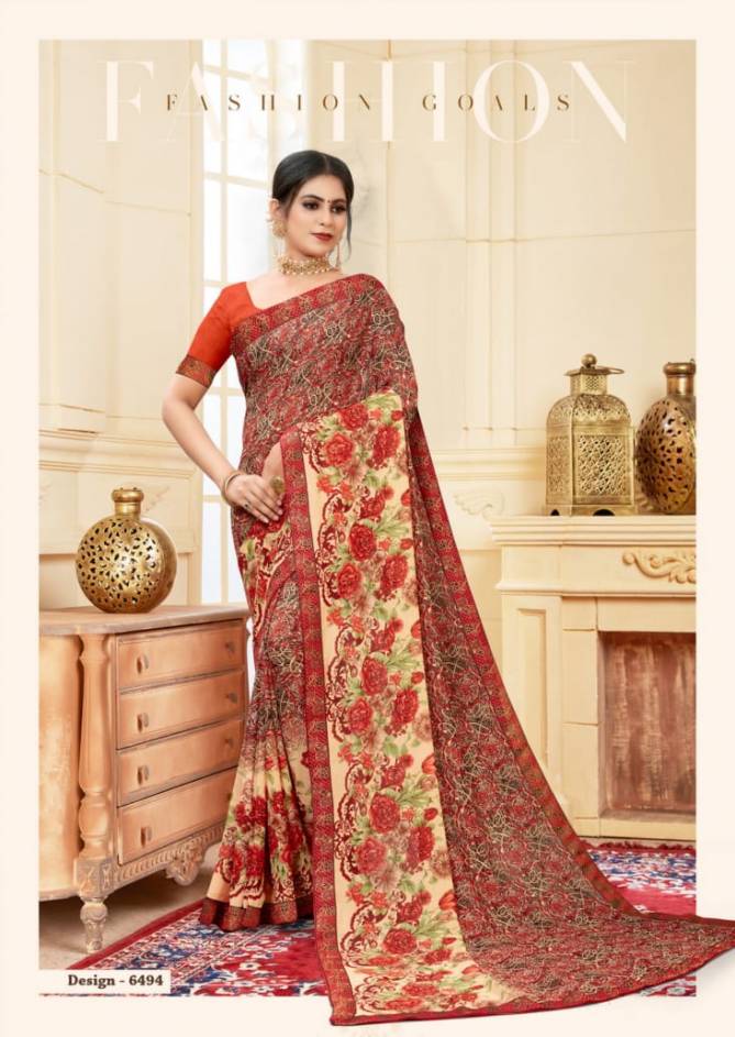 Dilnashee 22 Rennial Latest fancy Designer Regular Wear Printed Saree Collection
