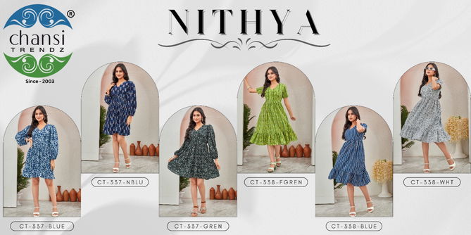 Nithya By Chansi Trendz Rayon Western Ladies Top Wholesale Shop In India