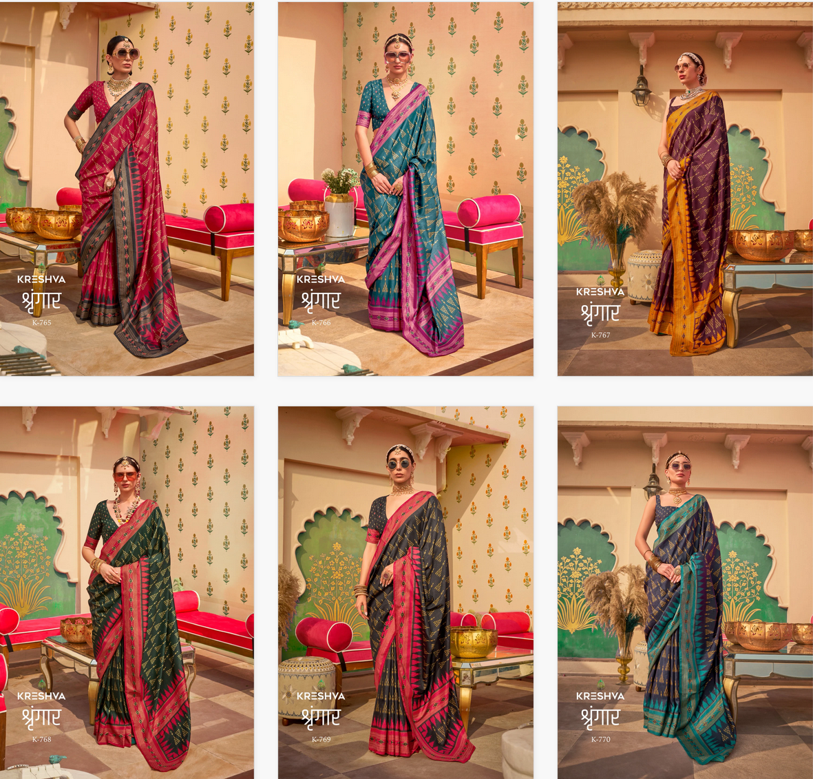 Shringaar By Kreshva Mercerized Sigma Silk Daily wear Saree Orders In India