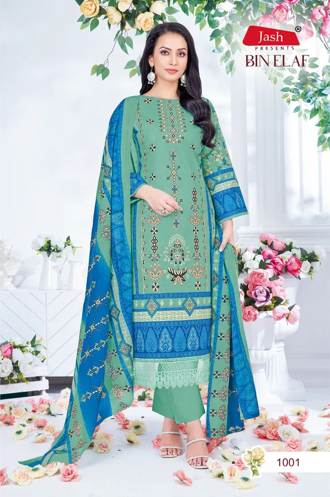 Bin Elaf Vol 1 By Jash Cotton Dress Material Exporters In India