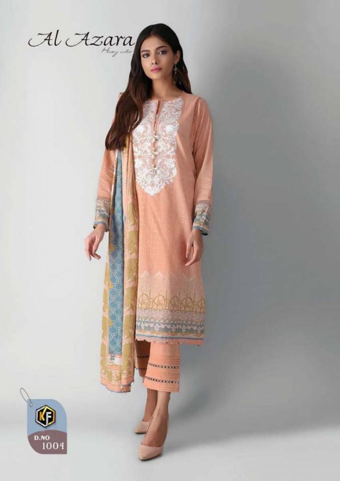 Keval Al Azara Luxury Fancy Casual Wear Karachi Cotton Dress Material Collection