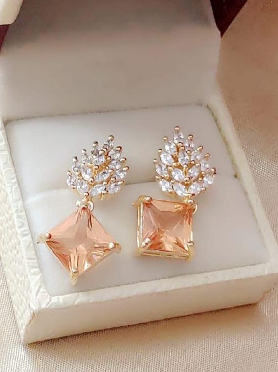 AD Diamond Earrings Wholesale Shop In Surat